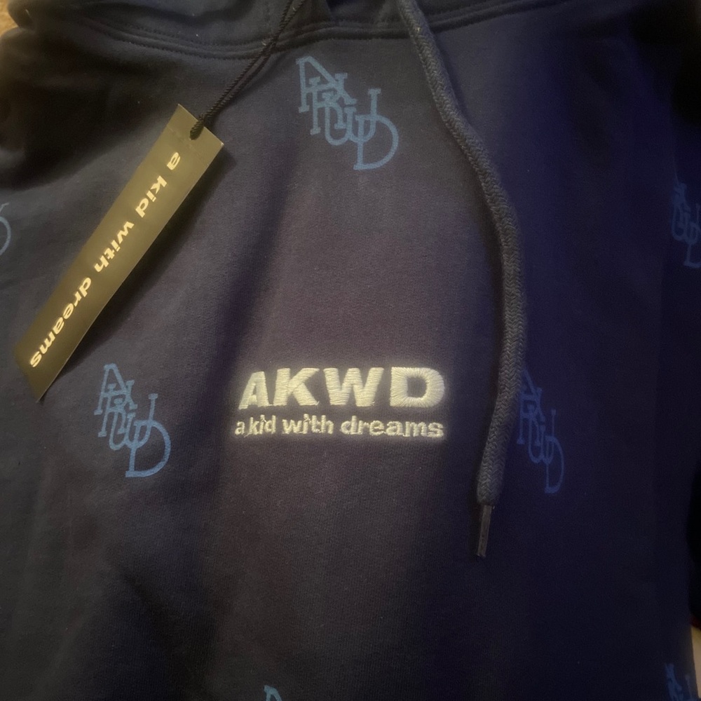 A Kid With Dreams Blue Hoodie